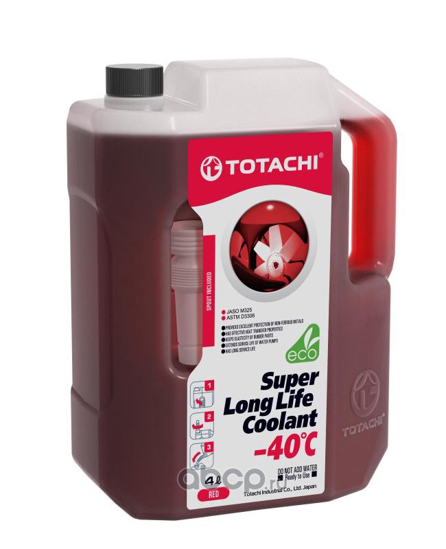 Охлаждающая жидкость TOTACHI SUPER LLC   Red   -40C      4л